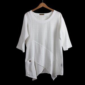 EzzE WeaR Textured Cotton Top